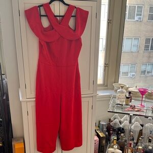 Slate & Willow Vibrant Red Jumpsuit
